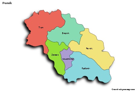 Sample Maps for Pernik (colored,shadowy)