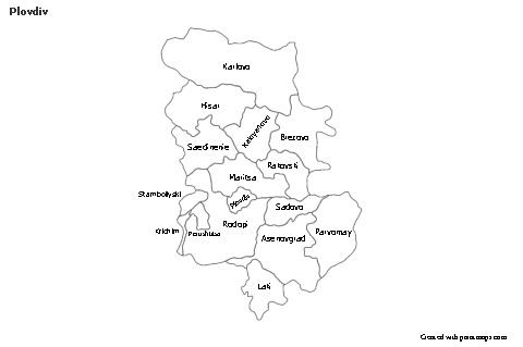 Sample Maps for Plovdiv (black-white)