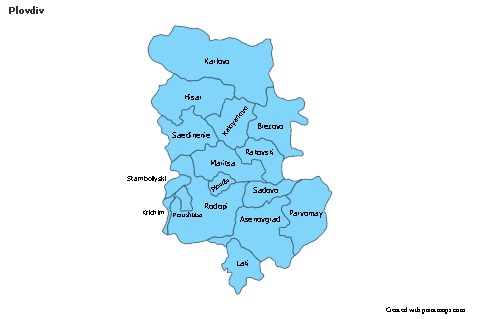 Sample Maps for Plovdiv (blue)