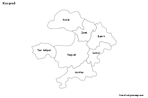 Sample Maps for Razgrad (black-white)