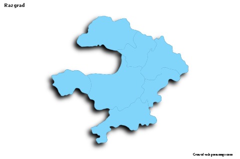 Sample Maps for Razgrad (blue,outline,shadowy)