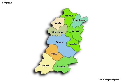 Contoh Peta untuk Shumen (berwarna,bayangan)