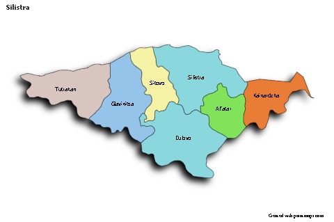 Contoh Peta untuk Silistra (berwarna,bayangan)