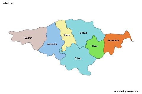Contoh Peta untuk Silistra (berwarna)