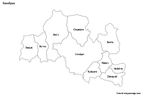 Sample Maps for Smolyan (black-white)
