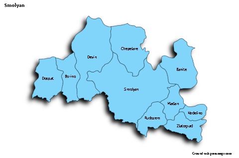 Sample Maps for Smolyan (blue,shadowy)