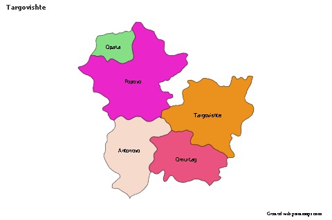 Sample Maps for Targovishte (colored)