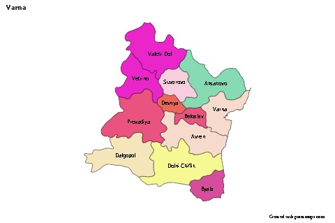 Sample Maps for Varna (colored)