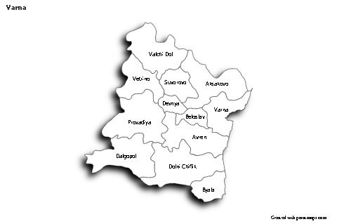 Sample Maps for Varna (black-white,shadowy)