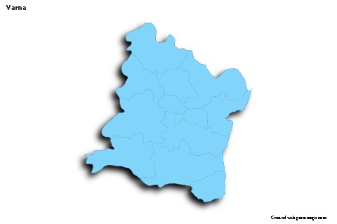 Sample Maps for Varna (blue,outline,shadowy)