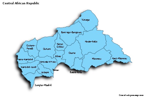 Sample Maps for Central African Republic (blue,shadowy)