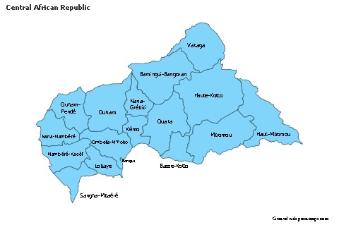 Sample Maps for Central African Republic (blue)