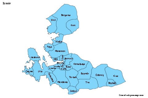 Sample Maps for Izmir (blue)