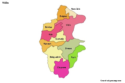 Sample Maps for Vidin (colored)