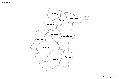 Sample Maps for Vratsa (black-white)