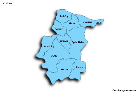 Sample Maps for Vratsa (blue,shadowy)