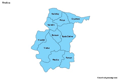 Sample Maps for Vratsa (blue)