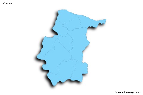 Sample Maps for Vratsa (blue,outline,shadowy)