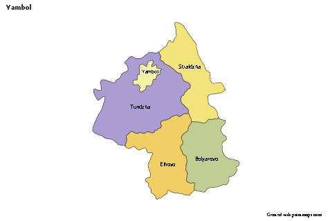 Sample Maps for Yambol (colored)