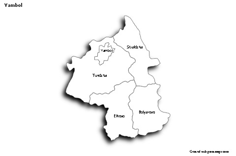Sample Maps for Yambol (black-white,shadowy)