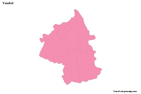 Sample Maps for Yambol (pink,outline)