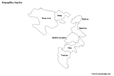 Sample Maps for Repuplika Srpska (black-white)