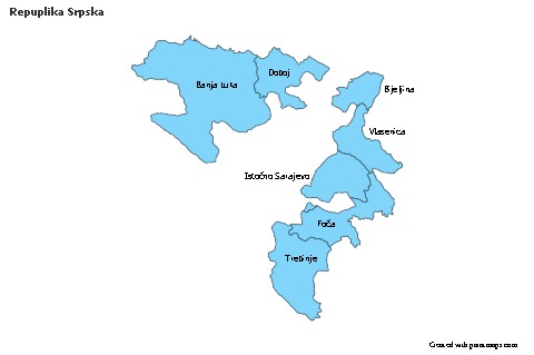Sample Maps for Repuplika Srpska (blue)