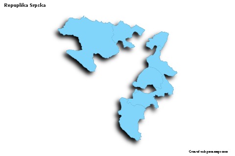Sample Maps for Repuplika Srpska (blue,outline,shadowy)