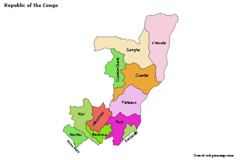 Sample Maps for Republic of the Congo (colored)