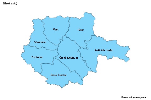 Sample Maps for Jihočeský (blue)