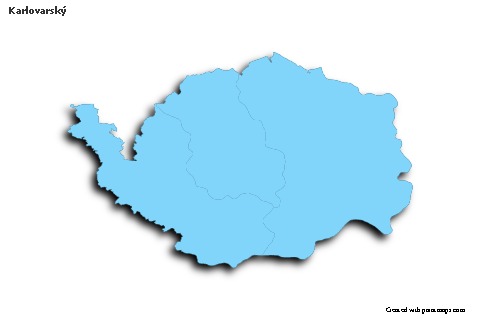 Mapas de muestra para Karlovarský (azul,contorno,sombrío)