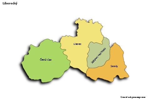 Sample Maps for Liberecký (colored,shadowy)
