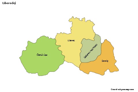 Sample Maps for Liberecký (colored)