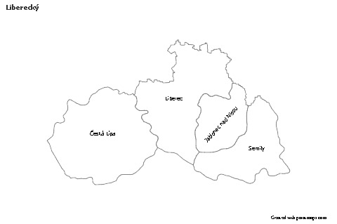 Sample Maps for Liberecký (black-white)