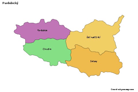 Sample Maps for Pardubický (colored)