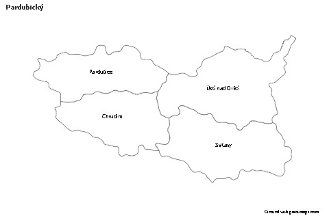 Sample Maps for Pardubický (black-white)