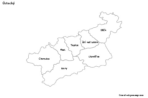 Sample Maps for Ústecký (black-white)