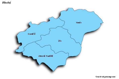 Sample Maps for Zlínský (blue,shadowy)