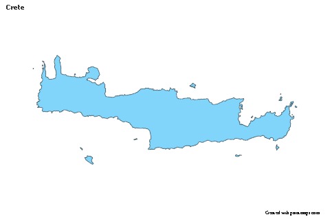 Contoh Peta untuk Crete (biru)