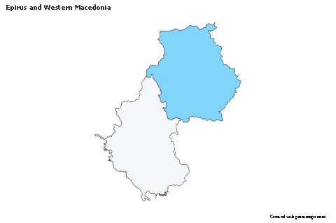 Contoh Peta untuk Epirus and Western Macedonia (biru)
