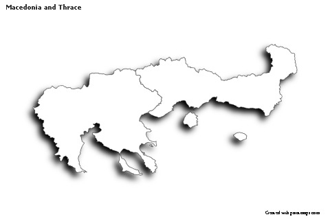 Macedonia and Thrace için Örnek Haritalar (siyah-beyaz,gölgeli)