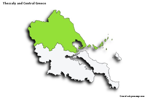 Sample Maps for Thessaly and Central Greece (colored,shadowy)
