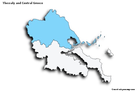 Sample Maps for Thessaly and Central Greece (blue,shadowy)