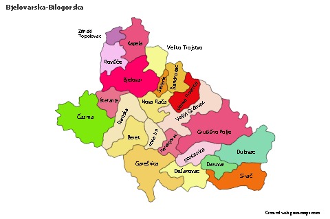 Sample Maps for Bjelovarska-Bilogorska (colored)
