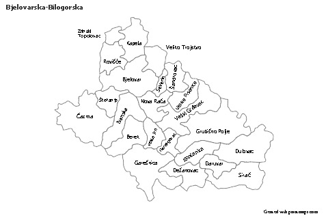 Sample Maps for Bjelovarska-Bilogorska (black-white)