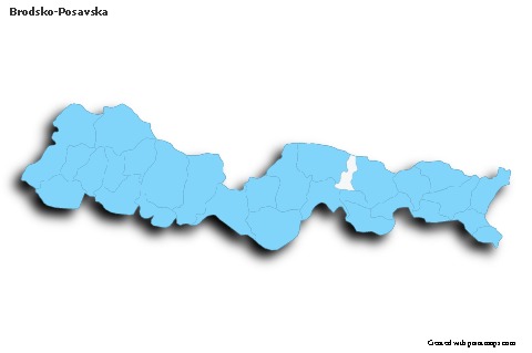 Contoh Peta untuk Brodsko-Posavska (biru,garis luar,bayangan)