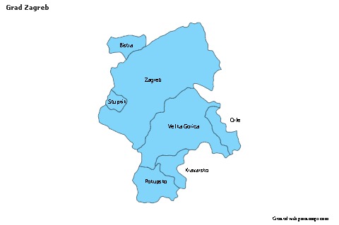 Sample Maps for Grad Zagreb (blue)