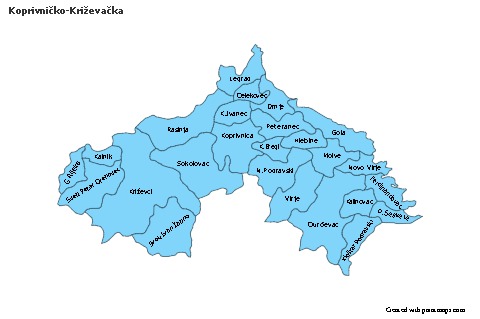 Sample Maps for Koprivničko-Križevačka (blue)