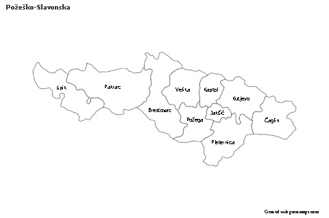Sample Maps for Požeško-Slavonska (black-white)