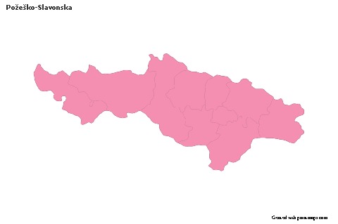 Sample Maps for Požeško-Slavonska (pink,outline)